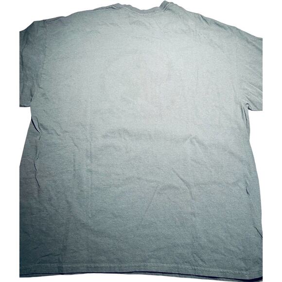 Army Star Military USA Flag‎ T-shirt XL Gildan Tag 100% Cotton Green - Picture 8 of 8